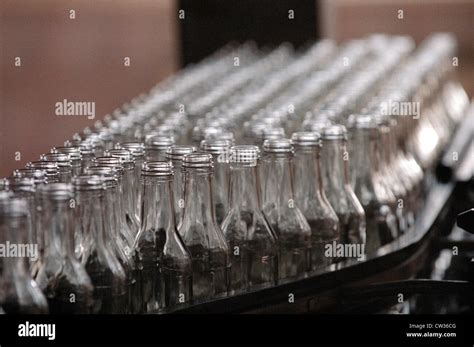 Vodka production in the factory by Itar in Kaliningrad, Russia Stock ...