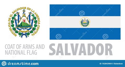 El Salvador Coat Of Arms Royalty-Free Stock Image | CartoonDealer.com ...