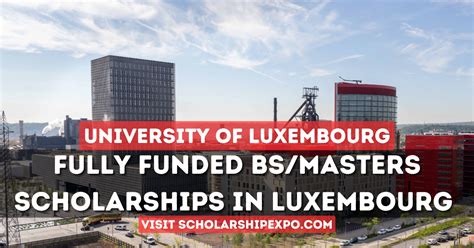 University Of Luxembourg Scholarships 2024 Study In Europe