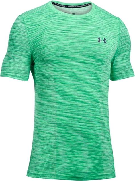 Under Armour Ua Threadborne Seamless Ss Sportshirt Heren Maat L