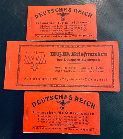 German Empire Three Complete Stamp Booklets Catawiki