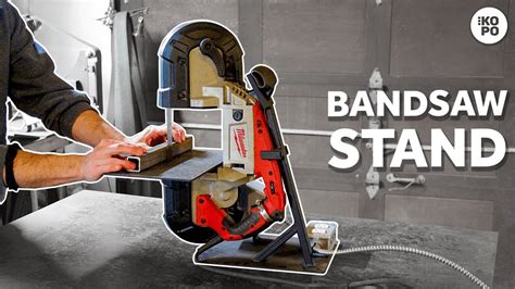 DIY Bandsaw Stand Simple And Versatile Portable Band Saw Stand Build