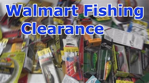 Bass Fishing Tackle Unboxing Walmart Clearance 2017 YouTube