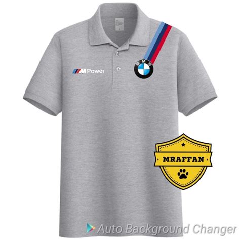 Jual Polo Shirt Kaos Kerah High Car Bmw Abu Abu S Shopee