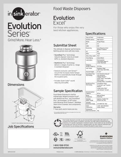 Sst Fltr Insinkerator Pdf Catalogs Documentation Brochures