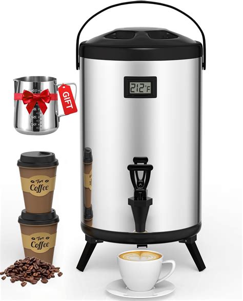 Insulated Beverage Dispenser L Hot Drink Dispenser With Stainless Steel Interior Cold