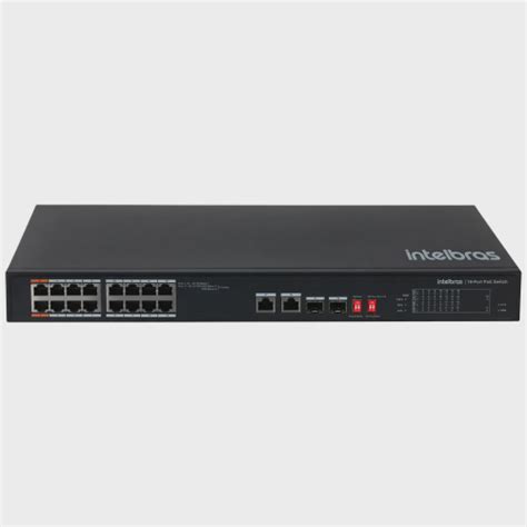 Switch 16 Portas Fast PoE 2 Portas Gigabit Uplink 2 Portas Sfp