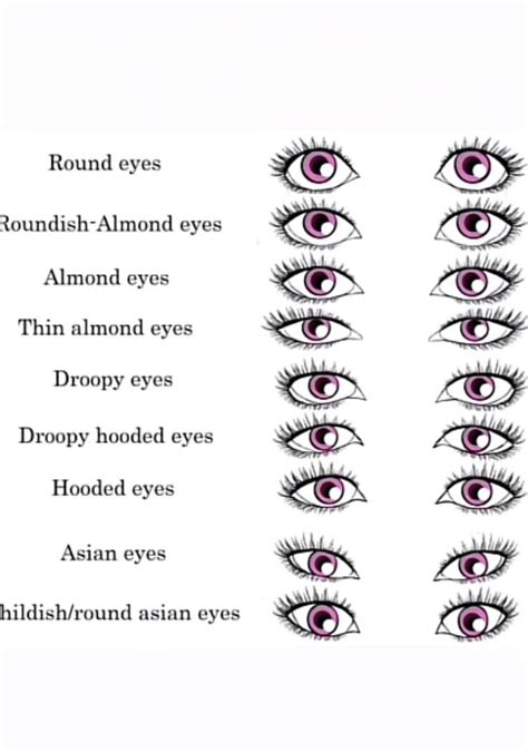 Types Of Eyes 👁️ Droopy Eyes Asian Eyes Types Of Eyes