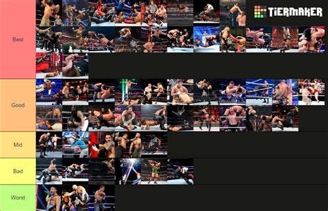 Wrestling Moves Tier List Community Rankings Tiermaker