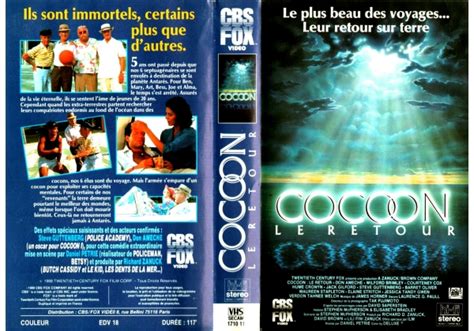 Cocoon The Return 1988 On CBS FOX France VHS Videotape