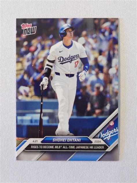 Yahooオークション Topps Now 大谷翔平 106 ロサンゼルス・ドジャ