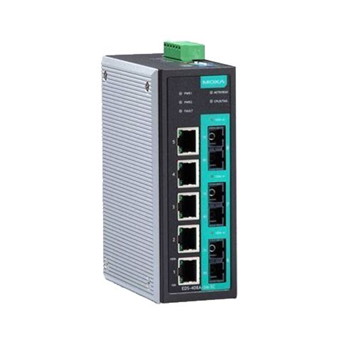 Moxa Eds 408a 2m1s Sc Switch Ethernet Manageable Maroc