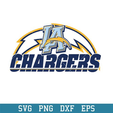 Los Angeles Chargers Football Team Svg Los Angeles Chargers Inspire