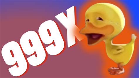 Crying Duck But Its Getting Faster 999x Speed Up Meme Youtube