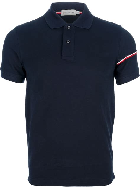 Moncler Classic Polo Shirt In Blue For Men Navy Lyst