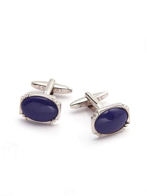 Buy Dark Blue Stone Cufflink Zodiac