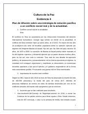 Actividad Plan De Difusi N Sobre Una Estrategia De Soluci N