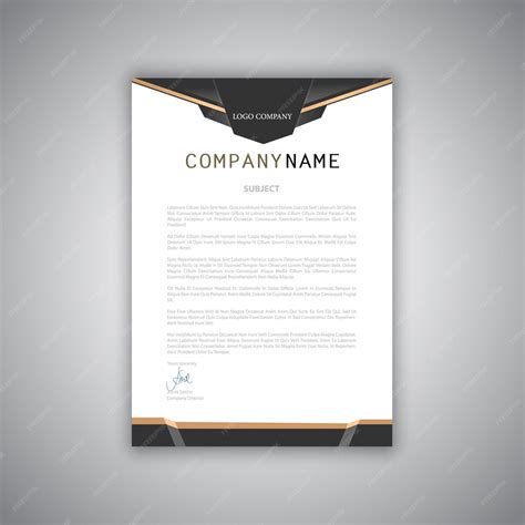 Premium Vector | Corporate letterhead