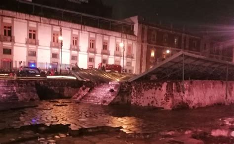 Colapsa Parcialmente Techumbre Del Templo Mayor Por Acumulaci N De