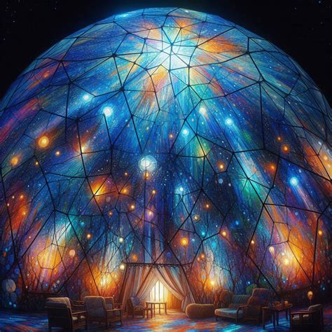 Geodesic Dome - www.fineaiart.art (3) by Fineaiart on DeviantArt