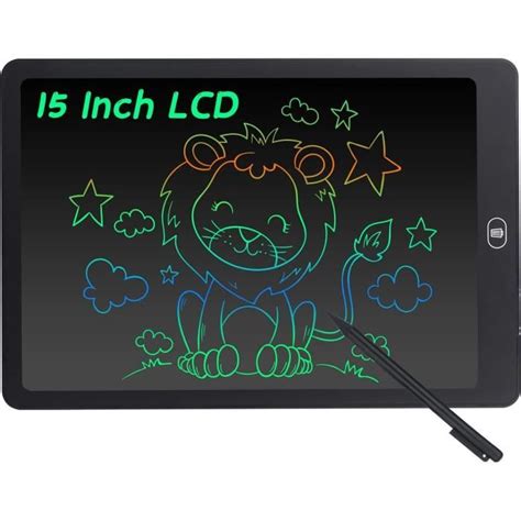 Coolzon Tablette D Criture Lcd Color Tablette Graphique De Dessin