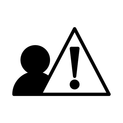 attention icon  logo illustration outline black style  vector