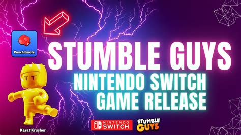 Stumble Guys Nintendo Switch Game Release Youtube