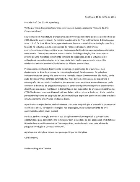 Carta Mestrado