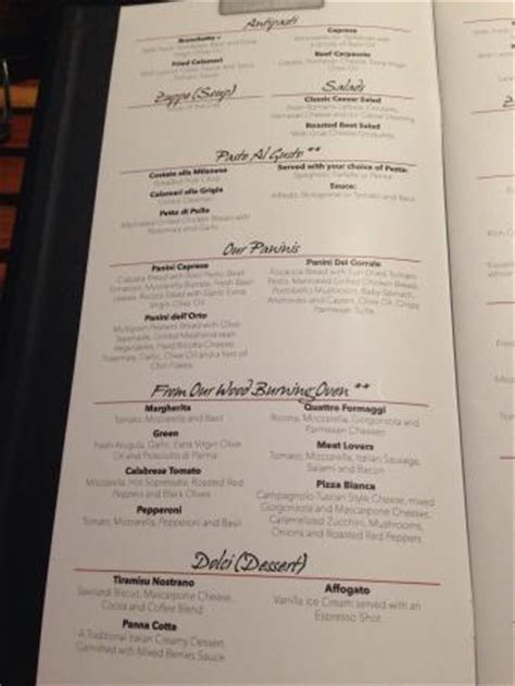 Menu at Grazie - Picture of Royalton Riviera Cancun Resort & Spa ...