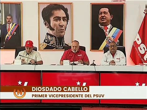 Primer Vpdte Del Psuv Diosdado Cabello Ofreci Balance Sobre