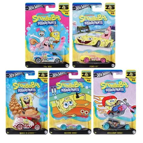 Машинка Mattel Hot Wheel GDG SpongeBob SquarePants купить с доставкой по выгодным ценам в
