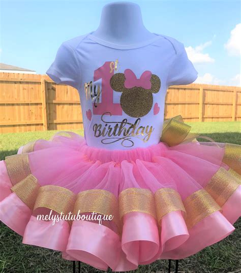 Minnie Mouse Tutu Costume Pink Tutu Skirt Tutu and Headband Set Tutu