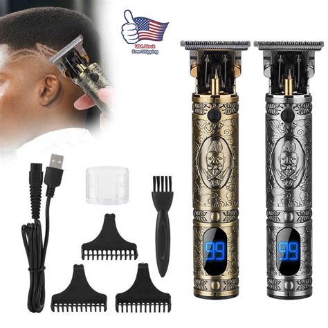 LNKOO Professional Cordless Hair Trimmer 0mm Baldheaded Hair Clipper T