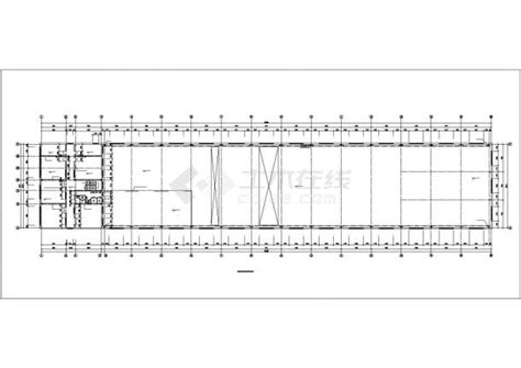 【最新】某钢结构厂房全套建筑设计方案cad图纸工业厂房土木在线