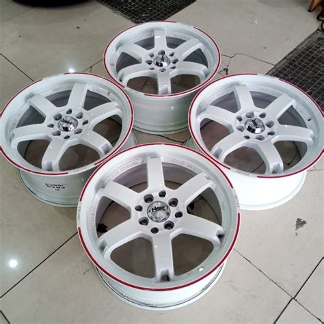 Jual Velg Mobil Bekas Ring 16 Lubang 4 RAI S3 HSR R16X7 8X100 114 3