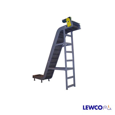 Steel Hinged Belt Conveyor With Extended Vertical Elevation Lewco