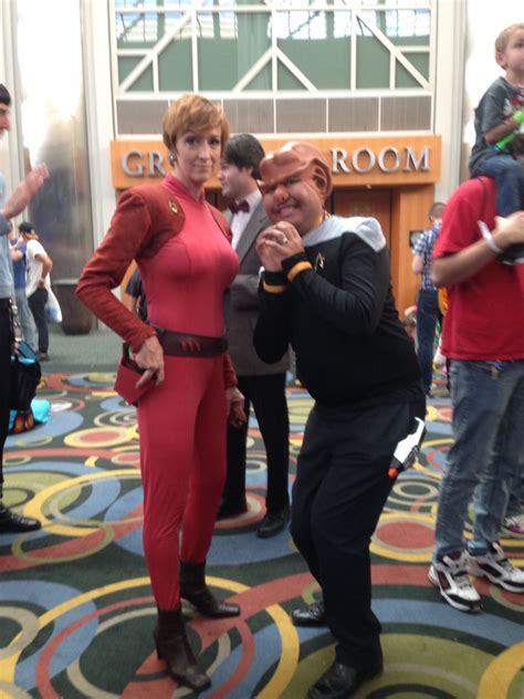 Major Kira Nerys And Ensign Nog Of Star Trek Deep Space 9 During Salt