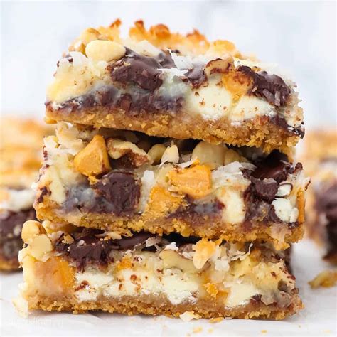 Super Easy Seven Layer Cookie Bars Beyond Frosting