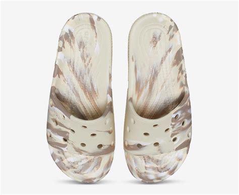 Crocs Echo Marbled Clog Bone Multi Vegnonveg