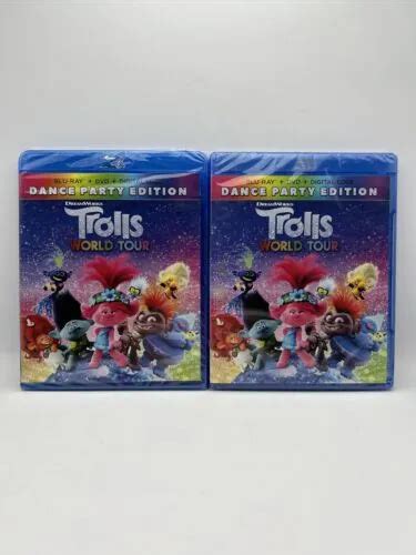 Trolls World Tour Dance Party Edition 2 Pack Blu Ray Ddd Meses