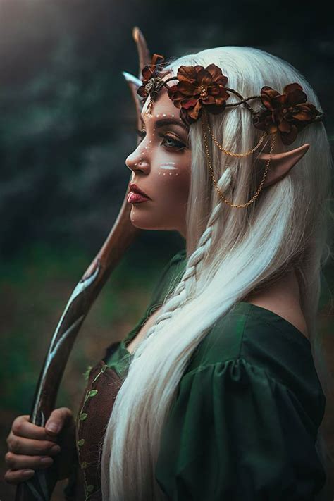 11 Stunningly Pretty Halloween Makeup Ideas Woodland Elf Costume Elf