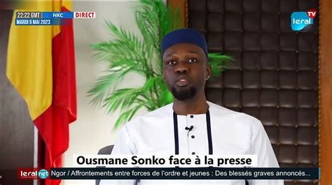 Ousmane Sonko En Direct Apres La Sortie De Barthlemy Dias Vid O