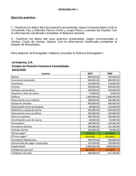 Instrucciones Entregable No Entregable No Ejercicio Pr Ctico