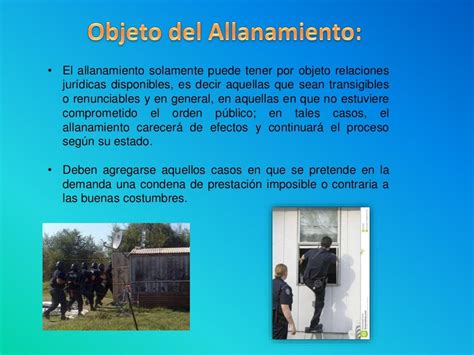 El Allanamiento