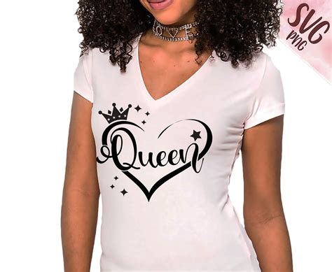 Queen Svg Vector Queen Design For Shirt Cricut Cut File Etsy