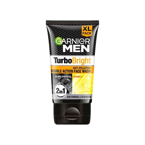 Garnier Men Turbo Bright Anti Pollution Double Action Face Wash Price