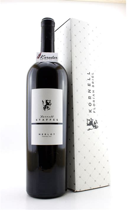 Merlot Riserva Staffes Magnum 2016 14 Vol Kornellhof Winery K