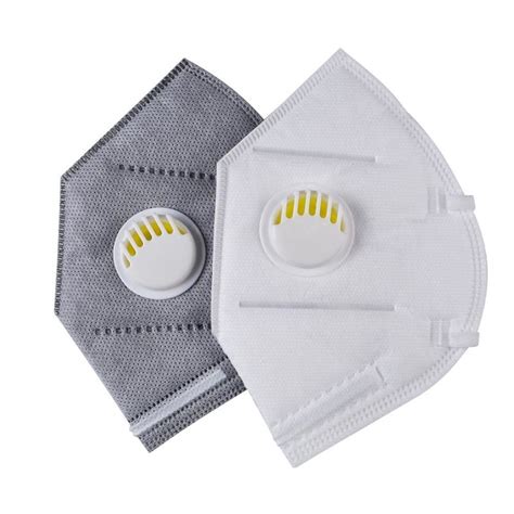 Anti Virus Ffp2 Filter Mask Foldable Disposable Dust Mask With Valve