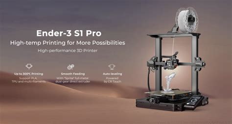 Creality Ender S Pro Touch Screen Direct Drive And Auto