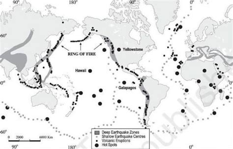 Volcanism: Andesitic & Basaltic Lava, Distribution of Volcanoes - PMF IAS